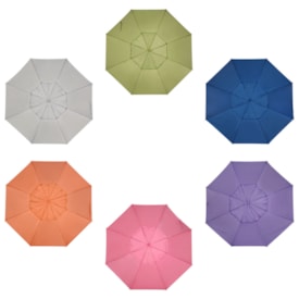 Guarda-sol Colorfull Bel Fix em Oxford Articulado 2,60m Cores Sortidas