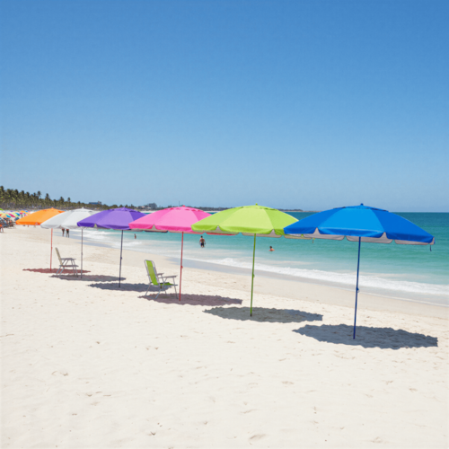 Guarda-sol Colorfull Bel Fix em Oxford Articulado 2,60m Cores Sortidas - imagem adicional