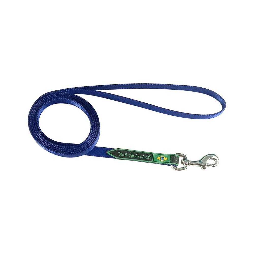 Guia K9 Spirit PLST/LX para Cães Cor Azul 1,2m