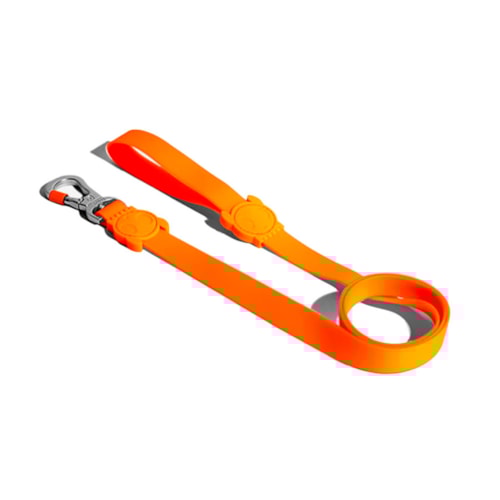 Guia Zeedog Padrão Neopro Tangerine para Cães P