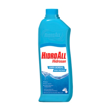 HCL Limpa Bordas Para Piscinas 1l - Hidroall