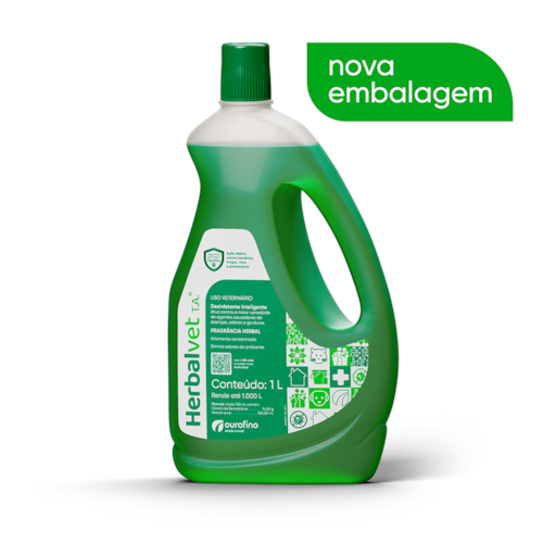 Herbalvet T.A. Ourofino Desinfetante Bactericida 1 Litro 