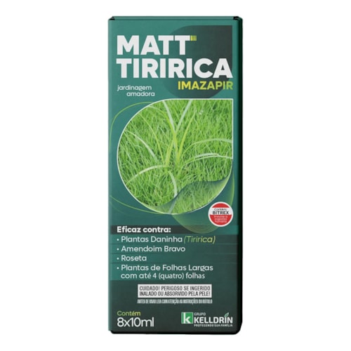 Herbicida Matt Tiririca Kelldrin Imazapir 2% 8 Sachês de 10ml Cada