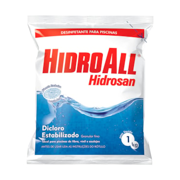 Hidrosan Plus Dicloro Estabilizado para Piscina Hidroall