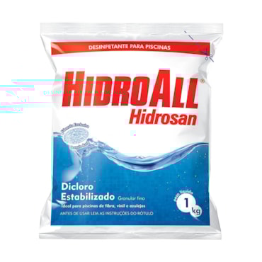 Hidrosan Plus Dicloro Estabilizado para Piscina Hidroall
