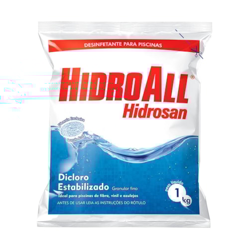 Hidrosan Plus Dicloro Estabilizado para Piscina Hidroall