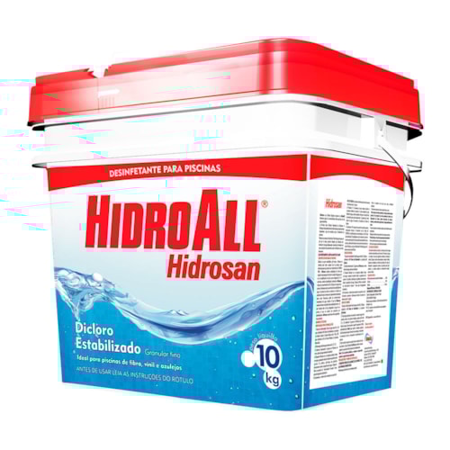 Hidrosan Plus Dicloro Estabilizado para Piscina Hidroall