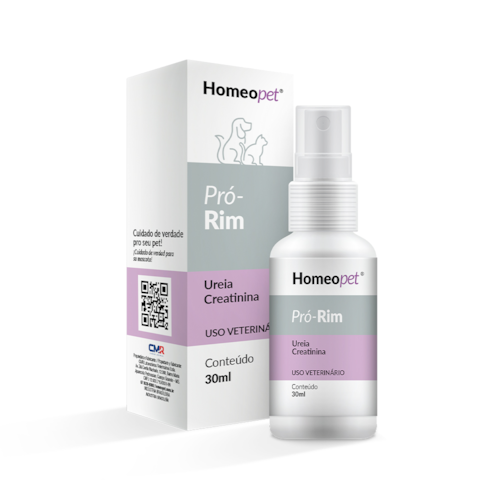 Homeopatia para Tratamento Renal Homeopet Pró Rim para Cães e Gatos 30ml