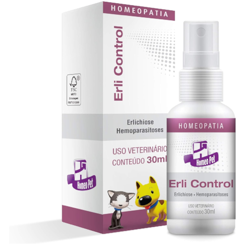 Homeopet Erli Control para Doença do Carrapato 30ml