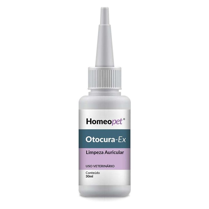 Homeopet Otocura EX Solução Para Limpeza Auricular 30ml - Real H