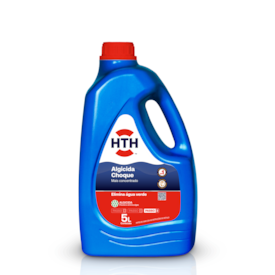 HTH Algicida Choque Solução Água Verde 5 L - Elimina algas de forma rápida sem manchas