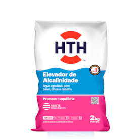 HTH Elevador de Alcalinidade 2 kg - Água Estável e Cristalina para Piscinas
