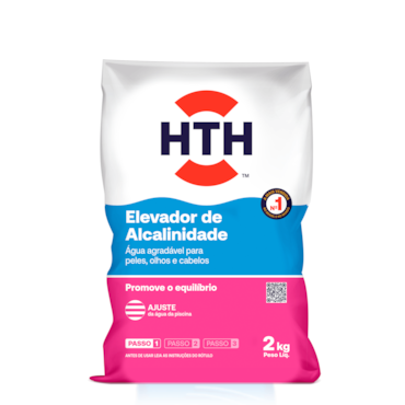 HTH Elevador de Alcalinidade 2 kg - Água Estável e Cristalina para Piscinas