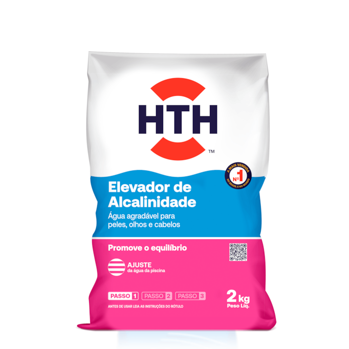 HTH Elevador de Alcalinidade 2 kg – Água Estável e Cristalina para Piscinas