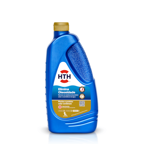 HTH Eliminador de Oleosidade 1 L - Água Cristalina e Livre de Resíduos