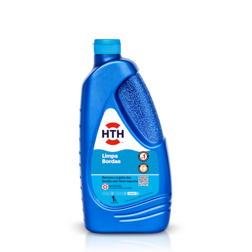 HTH Limpa Bordas Proteger 1 L - Limpeza Profunda e Sem Espuma para Piscinas