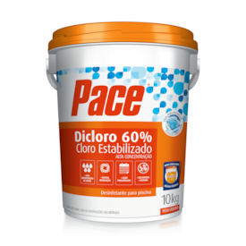 HTH Pace Dicloro 60% 10 kg - Cloro Granulado Estabilizado para Piscinas