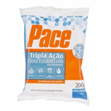 HTH Pace Pastilha Cloro Estabilizado  3 em 1 200 g