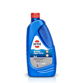 HTH Solução Água Turva 1 L - Clarificante e Floculante de Alto Desempenho