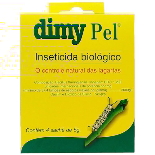 Inseticida Biológico Dimy Pel Com 4 Sachês de 5g