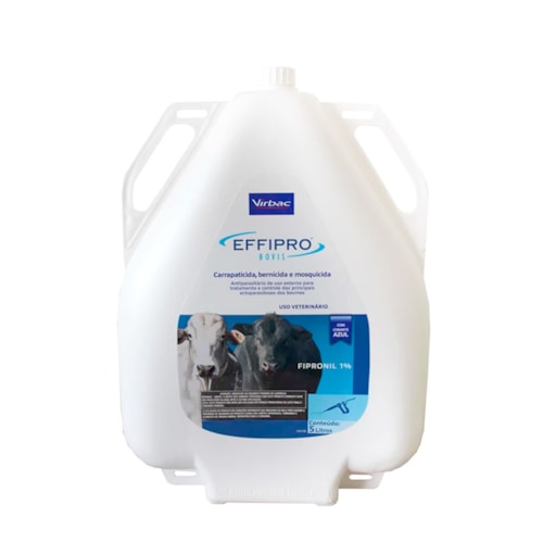 Inseticida e Carrapaticida Effipro Bovis Fipronil Virbac 5 Litros