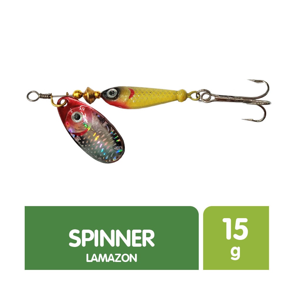 Isca Artificial Lamazon Spinner Peixinho para Pesca 15g