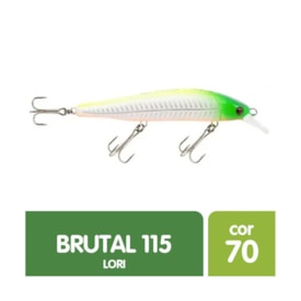 Isca Artificial Lori Brutal 115 para Pesca 11,5cm 19g