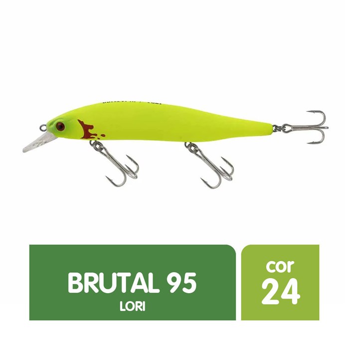 Isca Artificial Lori Brutal 95 para Pesca 9,5cm 12g