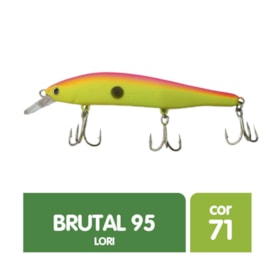Isca Artificial Lori Brutal 95 para Pesca 9,5cm 12g