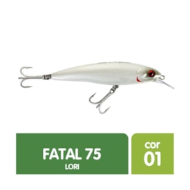 Isca Artificial Lori Fatal 75 para Pesca 7,5cm 8g