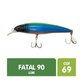 Isca Artificial Lori Fatal 90 para Pesca 9cm 13g