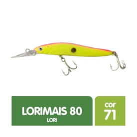 Isca Artificial Lori Mais 80 para Pesca 8cm 8g