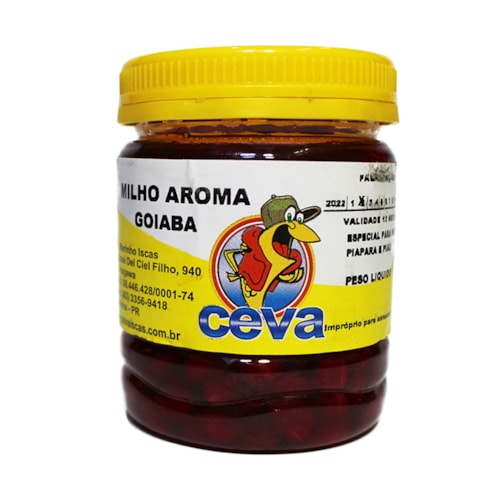 Isca Pronta Ceva Milho Verde em Conserva Aroma Goiaba 140g