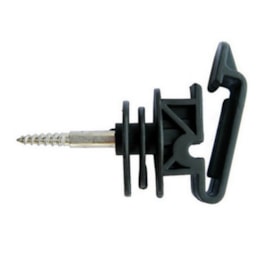 Isolador para Cerca Elétrica com Parafuso para Fio ou Fita Até 44mm - 5 Unidades