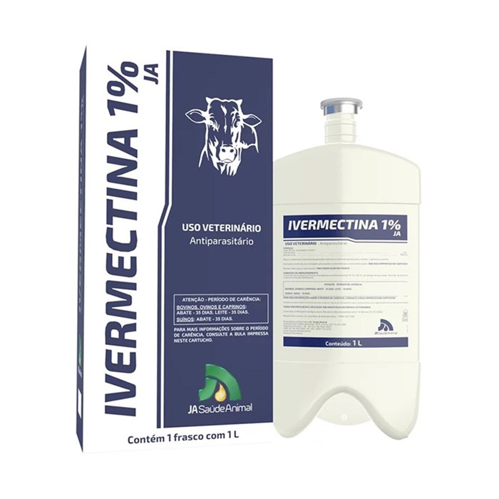 Ivermectina 1% Injetável Uso Veterinário 1LT