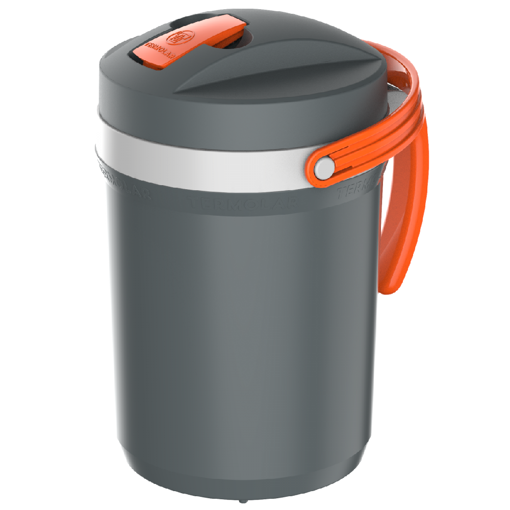 Jarra Térmica Fliptop Cinza Plus 2.5L Termolar 57006/1804CIP