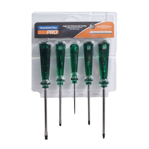 Jogo Chave de Fenda Tramontina 5 Peças 44110505