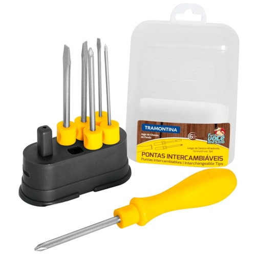 Jogo de Chaves Tramontina Pontas Intercambiáveis 6 peças 41110/506