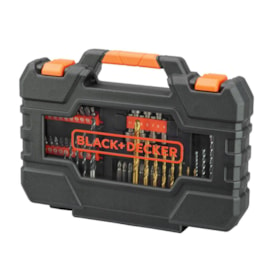 Jogo de Furar e Parafusar 76 Peças REF. A7231-XJ - Black+Decker