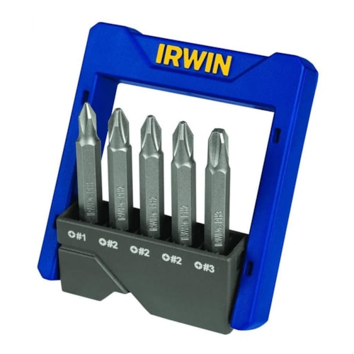 Jogo de Pontas Irwin para Parafusadeira com 5 Peças 1865324