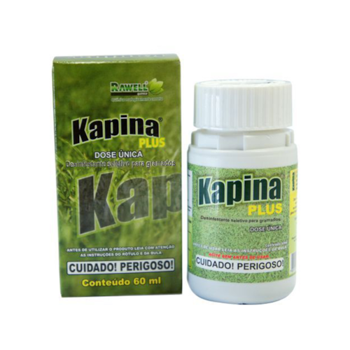 Kapina Plus Rawell Desinfestante Seletivo para Gramados 60ml