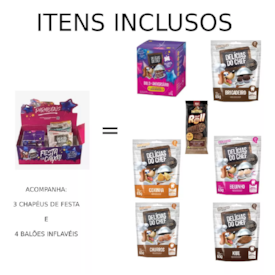 Kit de Festa para Cães com Chapéus, Balões, Snacks e Bolo - Petitos - imagem adicional