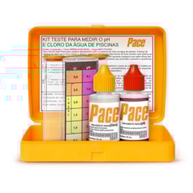 Kit de Teste Para Piscinas pH e Cloro - Pace