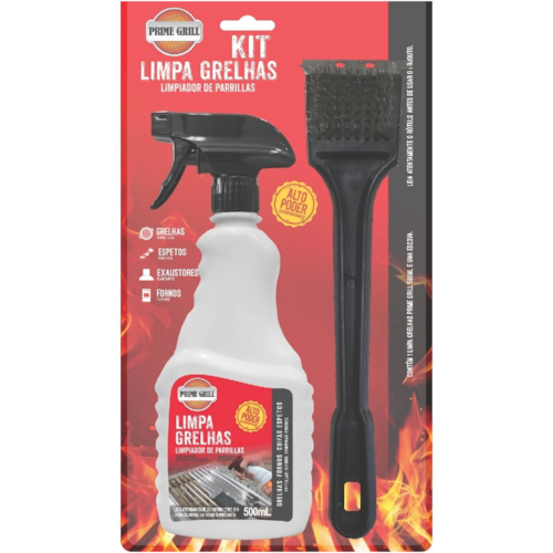 Kit Limpa Grelhas Prime Grill