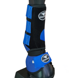 Kit Simples Cloche e Caneleria para Cavalo Speed Horse Azul Royal M Ref 3089