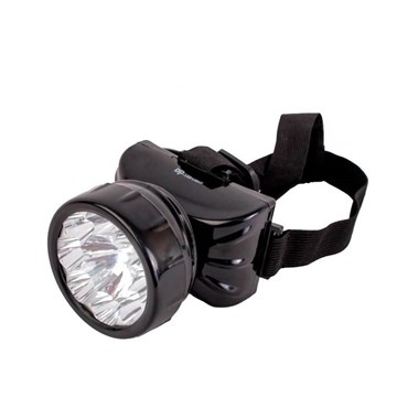 Lanterna de Cabeça de LED Recarregável 1 + 8 LEDs - DP Electron