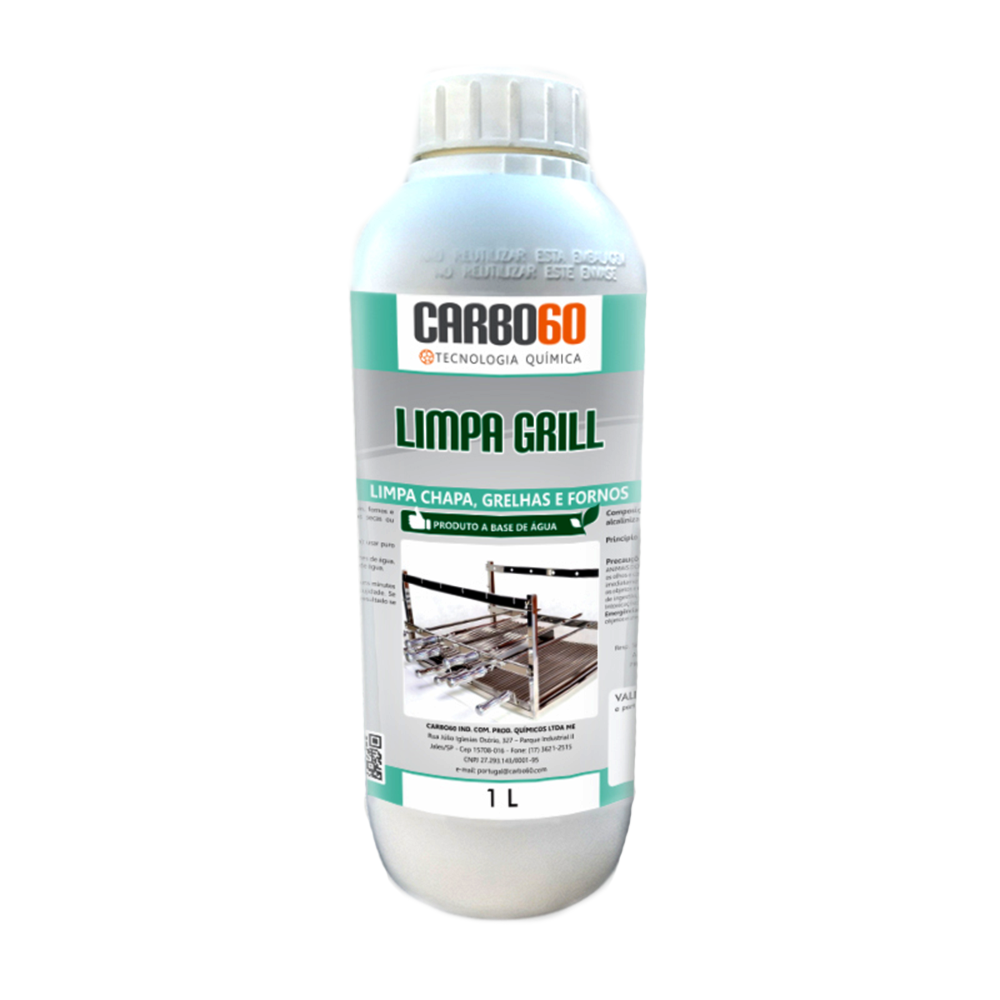 Limpa Grill - Chapa, Grelhas e Fornos 1 Litro Carbo60