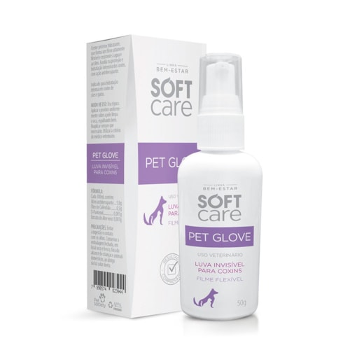 Loção Antiderrapante Pet Glove Pet Society para Cães e Gatos 50g