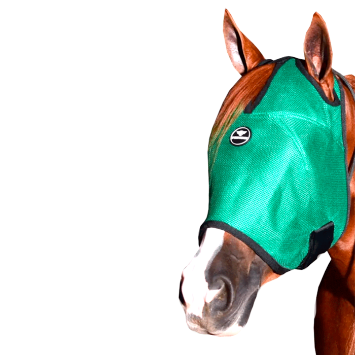 Máscara Anti Mosca para Cavalo Speed Horse Preta Ref 2111