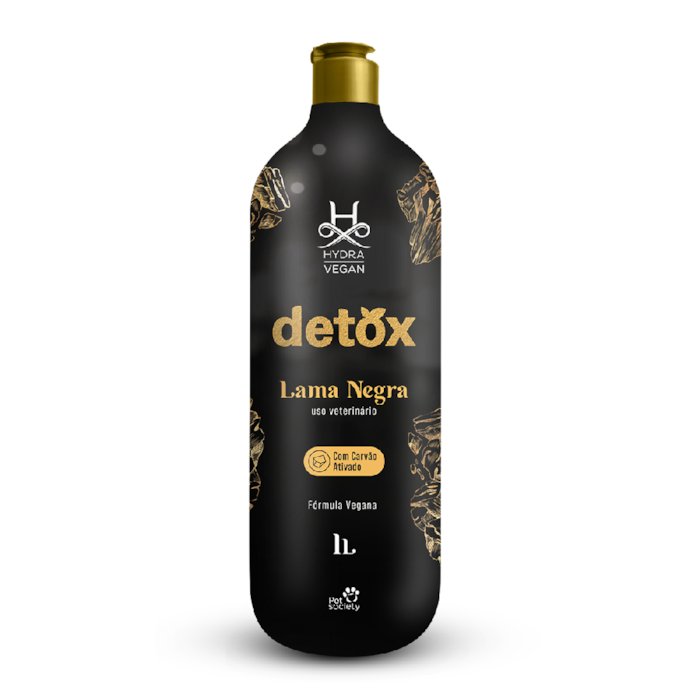 Máscara Hydra Vegan Lama Negra Detox 1L - Pet Society